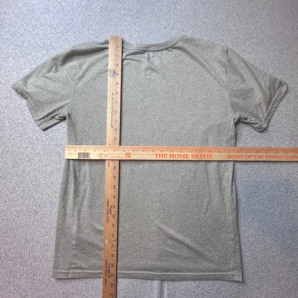 Nike T-Shirt Mens S Gray Football Dri-FIT Graphic Athletic Training 842527-063